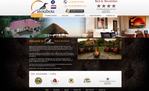 Boubou Bed & Breakfast, bed and breakfast web designers, bed and breakfast website, b and b web designers, b&b web developers, website for my bed and breakfast