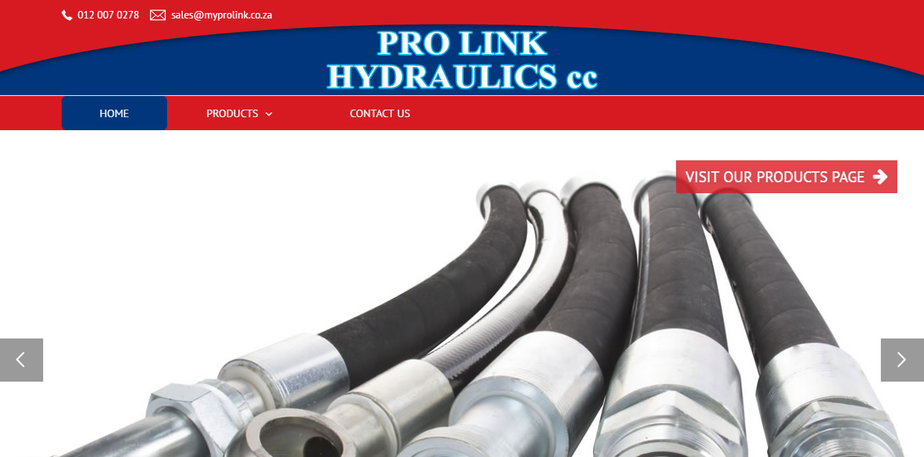 Pro Link Hydraulics - Web Design Company Pretoria and Cape Town | Since ...