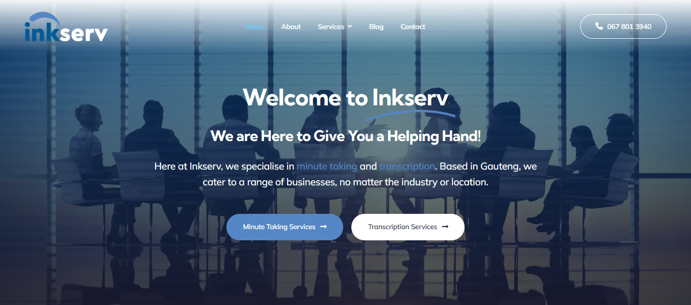 Inkserv, minute taking, minute taking services, minute taking company, transcription, transcription company, transcription services, meeting minutes services, academic transcription services, medical transcription services, board of directors, annual general meeting, disciplinary hearings, interviews, Johannesburg, Pretoria, Gauteng